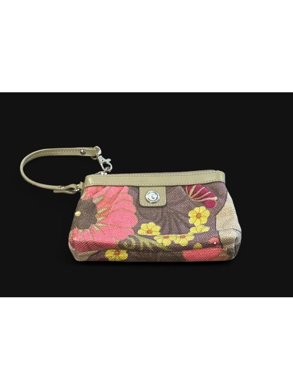 Spartina 449 Wristlet Coastal Boho Clutch Dauguskie Island with Floral Design